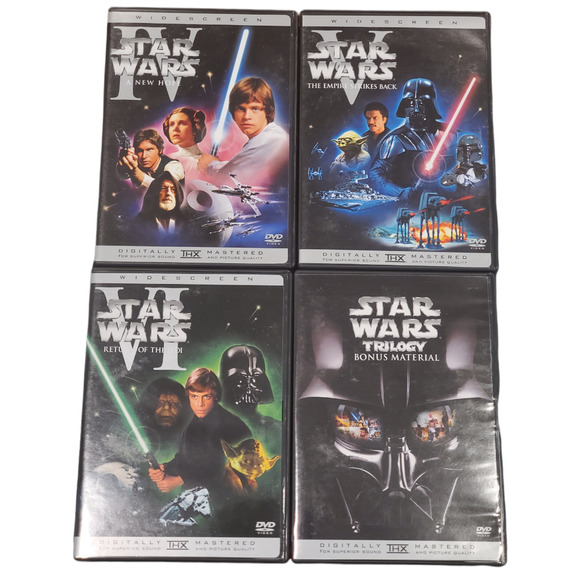 Star Wars Trilogy Widescreen DVD Set of 4 - Picture 2 of 12